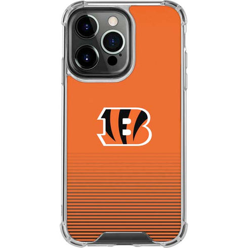 NFL Cincinnati Bengals Breakaway iPhone 16 Pro Clear Case